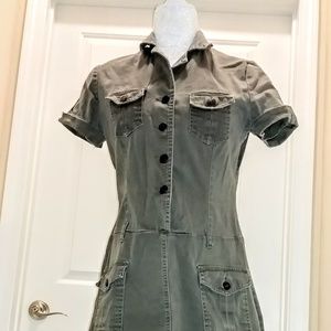 Sirens military green dress